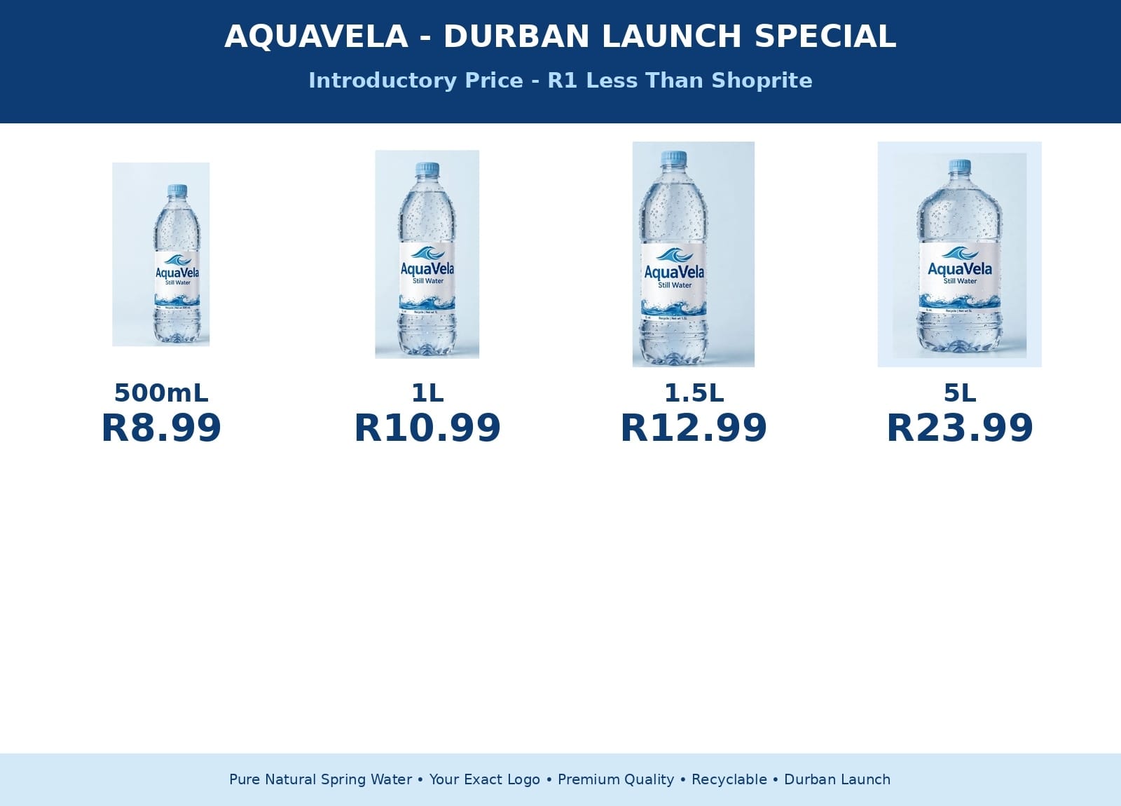 AquaVela Durban Launch Special Flyer