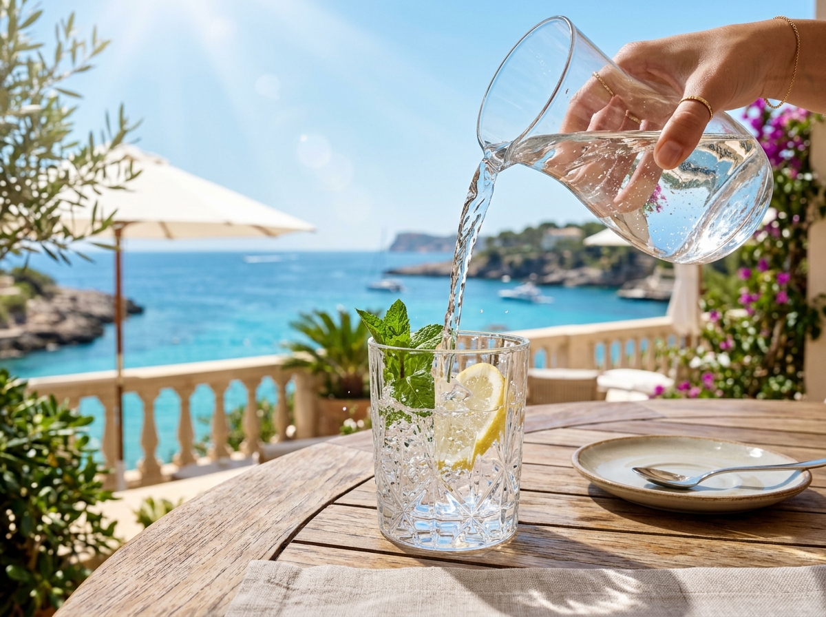 AquaVela Luxury Table Pour